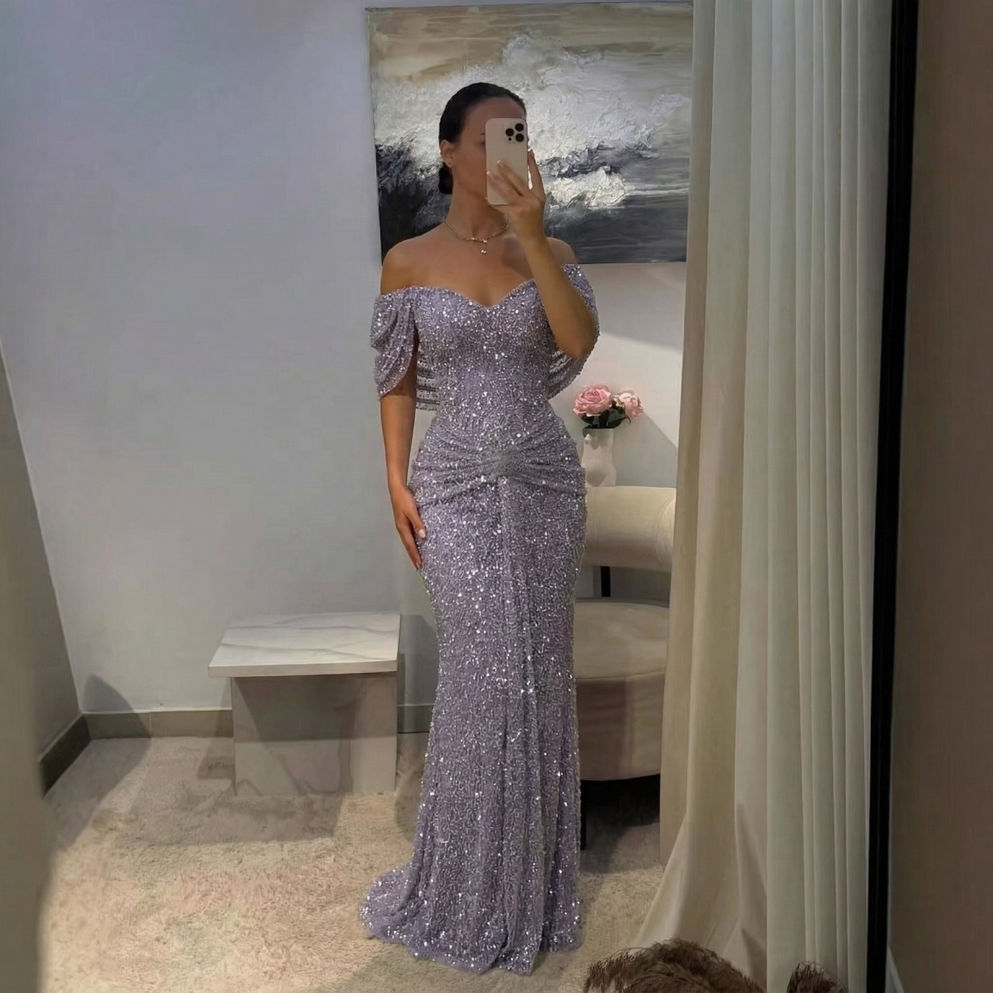 strapless open back dress Black V-Neck Wedding Dress Satin Appliques Beaded main image 0