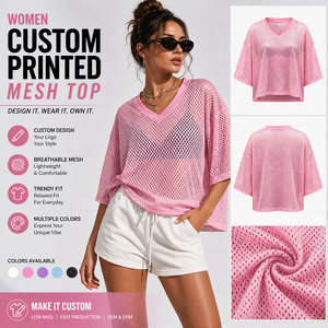 Custom Printed Mesh Top Women Oversized V Neck Number 23 <b>Flame</b> Graphic Short Sleeve Pink Y2K Streetwear Sports Jersey Tee - Product Image 2