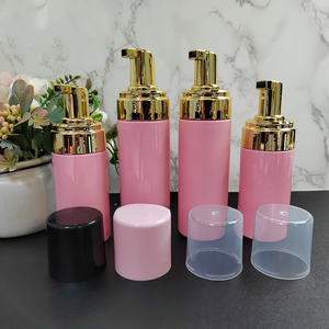 Botellas con Bomba de Espuma, Múltiples Tapas Dosificadoras, Rosa/Negro/Transparente, Botella Espumadora para Limpiador Facial, Envase para Cosméticos y Cuidado de la Piel - Product Image 5