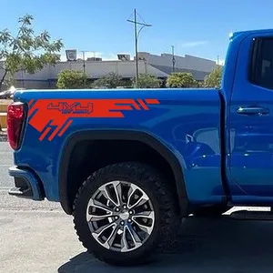 Autocollants latéraux pour carrosserie de <span class=keywords><strong>voiture</strong></span> tout-terrain 4x4, 2 pièces, compatibles avec les camionnettes, kit sport, décalcomanie en vinyle, décoration, accessoires extérieurs - Product Image 5