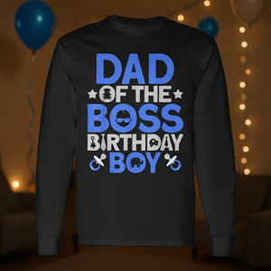 Camiseta de manga larga para el día de cumpleaños de papá, para fiesta de cumpleaños de papá - Product Image 3