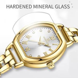 นาฬิกาควอทซ์สแตนเลสสุดหรูสำหรับผู้ชายนาฬิกาผู้ชายโลโก้ทองแบบกำหนดเอง - Product Image 3