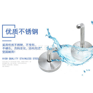 Jin Aoding Stainless Steel Robe <b>Hooks</b> Polished Modern Wall Mount Bathroom <b>Coat</b> <b>Hook</b> Anti Corrosion <b>Single</b> <b>Hook</b> 2 Pieces - Product Image 2