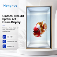 Gafas Hongnuo con Pantalla Digital Espacial 3D Gratuita, Pantalla Holográfica 3D Vertical sin Gafas, Señalización Digital de Grado Comercial
