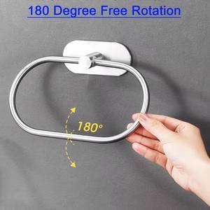 Gancho creativo de <span class=keywords><strong>acero</strong></span> <span class=keywords><strong>inoxidable</strong></span>, gancho creativo autoadhesivo para baño, estante de lavado de manos negro, colgador, accesorios de almacenamiento de cocina - Product Image 6