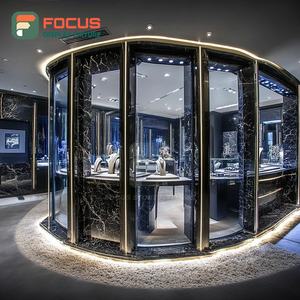 Fabricante de Muebles de Joyería de Alta Visibilidad para Minoristas, Acabado Laminado, Mostrador de Joyería para Centro Comercial - Product Image 2