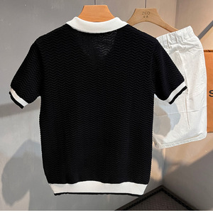 Мужская летняя рубашка-поло с коротким рукавом - Product Image 4