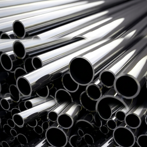 Tube rond en acier inoxydable noir, tube métallique poli pour la construction, la fabrication et les applications industrielles - Product Image 1