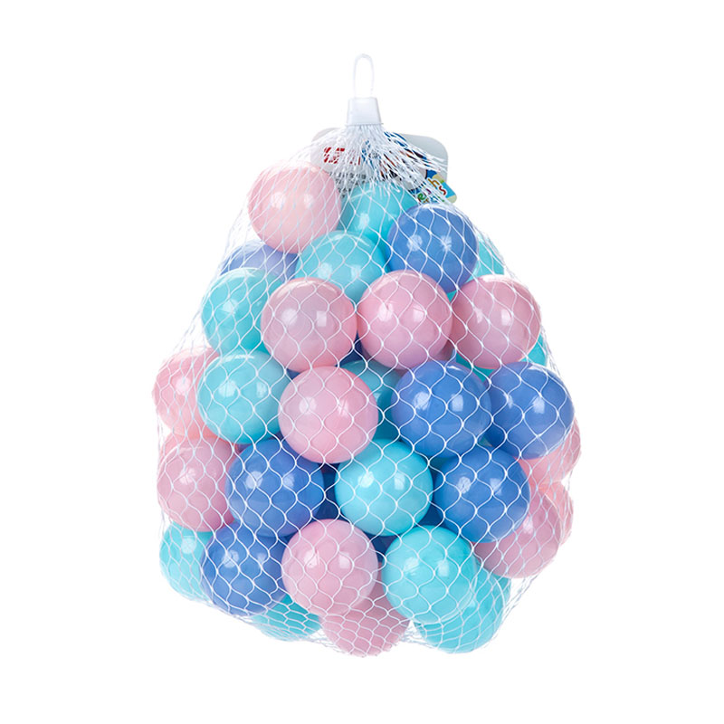 Wholesale Macaron pink Size 7cm Eco-Friendly BPA Free Plastic Pit ball Children Play cheap custom Ocean Ball