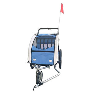 Meilleure Vente <span class=keywords><strong>Remorque</strong></span> de Vélo Pliante Portable en Tissu pour Bébé, Transport d'Enfants et de Chiens, 18 Mois et Plus, 2 Enfants, 110 - Product Image 3