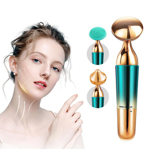Dispositivo Ultrasonico 3 in 1 per Occhi e Viso, Spazzola per Pulizia del Viso, Massaggiatore ad Alta Frequenza per Lifting e Rassodamento della Pelle, Impermeabile - Product Image 5