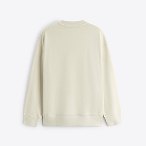 Felpa girocollo da uomo personalizzata 100% cotone oversize con spalle scese, pesante, a costine, stile streetwear per la <span class=keywords><strong>stagione</strong></span> autunnale - Product Image 6