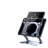 Support de tablette d'ordinateur en silicone en métal réglable Support spécial pour iPad Accessoire de téléphone portable de bureau durable New Live