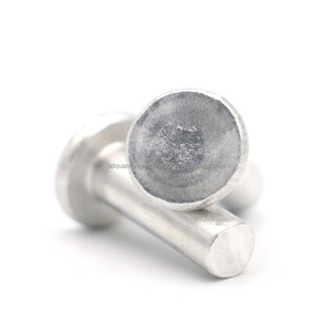 Steel Common Nails for Wood House <b>Aluminum</b> <b>Flat</b> Umbrella Head Double Brad Cap Style Fluted Shank Type Ring for Roofing Woodwork - Product Image 4