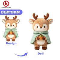 Pabrik Mainan Boneka Plush Desain Khusus Robot Kelinci dengan Lampu LED di Dada untuk Promosi Konvensi Anime
