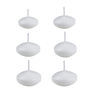 Round <strong>Long</strong> <strong>Burning</strong> White Unscented Floating <strong>Candle</strong> for Cylinder Vases, Ivory White Color Centerpieces Votive Floating <strong>Candles</strong> - Product Image 6