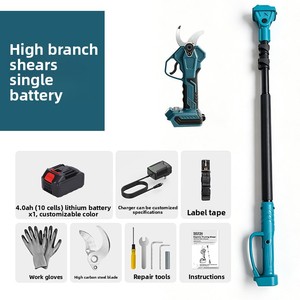 High-branch <b>Pruner</b> High-Reach Saw Telescoping Pole Aluminum Alloy Handle <b>Tree</b>-Cutting Chainsaw Garden Tool Gardening - Product Image 6