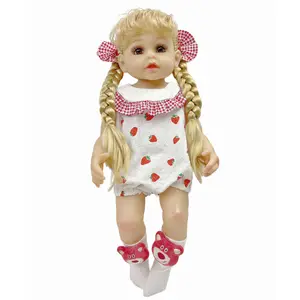 ตุ๊กตาเด็กผู้หญิงทำจากซิลิโคนเหมือนจริงขนาด24นิ้ว60ซม. ตุ๊กตาเด็กแรกเกิดตุ๊กตาเด็กวัยหัดเดินของเล่นแฟชั่น