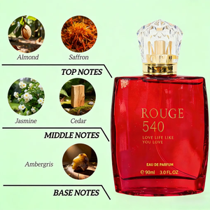 Profumo Lussuoso e Duraturo da 90ml con Tappo Iconico a Forma di Diamante e Cristallo Rosso & Baccarat Rouge 540 - Product Image 5