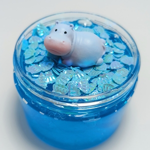 CHENXI 2025 Juguete Educativo de Hipopótamo con Diseño Personalizado, Slime Divertido, Animal Blandito para Hacer Manualidades, 100% Seguro, 4 Colores para Niños, Alivio del Estrés - Product Image 3