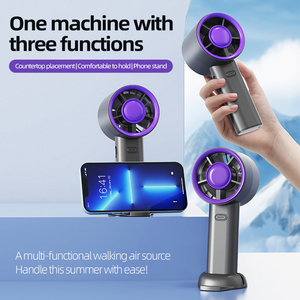 Nouveau design 2025 – Mini ventilateur électrique portatif 4000 mAh à haute vitesse, pliable et portable pour la maison, la <span class=keywords><strong>voiture</strong></span> et l'extérieur, en plastique - Product Image 5