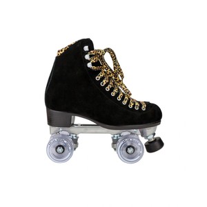 <span class=keywords><strong>Patines</strong></span> de Ruedas Cuádruples Resistentes <span class=keywords><strong>para</strong></span> Exteriores, Botas de Gamuza <span class=keywords><strong>para</strong></span> Patinaje Urbano - Product Image 3