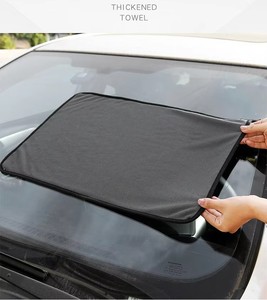 Toalla de microfibra de vellón coral para lavado de coches, de secado rápido, engrosada, absorbente, de doble cara, al por mayor - Product Image 1