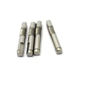 Quality wholesale stainless steel knurled shaft cnc turning and milling part service shaft steel