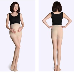 Maternity Pantyhose Thin Sheer Plus Size Flesh Color For Women Spring Autumn Wear - Product Image 3
