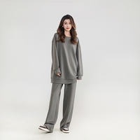 Ensemble pantalon et haut pour femmes musulmanes, style décontracté, en polyester avec cordon de coton, vente en gros
