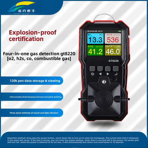 GT8220 4-in-1 ATEX sertifikalı patlamaya dayanıklı gaz dedektörü yanıcı karbon monoksit oksijen kükürt hidrojen monitör - Product Image 4