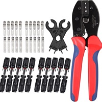 Linyu – Kit de 27 pinces à sertir pour connecteurs solaires photovoltaïques, en acier à haute teneur en carbone, outil manuel, support OEM, garantie 1 an, emballé