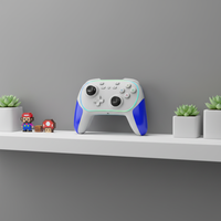 Mando inalámbrico BT GAMINJA para Nintendo Switch 2/Lite/PC con doble vibración, botón Turbo giroscópico de 6 ejes, controlador de juego RGB