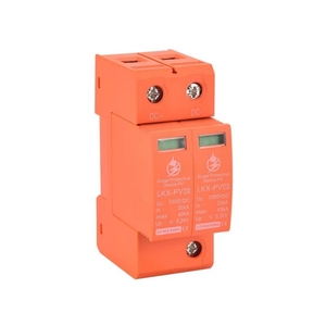 LKX PV 600V 800V 1000V 1500V <span class=keywords><strong>Surge</strong></span> <span class=keywords><strong>Protector</strong></span> năng lượng mặt trời 2p Thiết bị bảo vệ <span class=keywords><strong>40kA</strong></span> sấm sét đỉnh Suppressor DC <span class=keywords><strong>SPD</strong></span> - Product Image 3