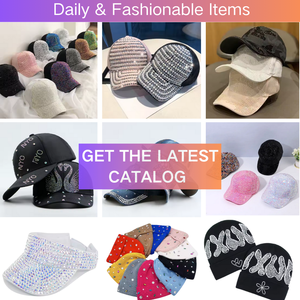Sombrero de Pescador Multicolor con Pedrería para Espectáculos de Moda, Venta al Por Mayor - Product Image 5