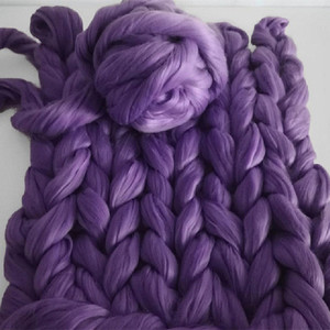 Laine douce et épaisse Jumbo Roving <span class=keywords><strong>Top</strong></span> comme 8cm d'épaisseur 100% fil épais <span class=keywords><strong>moelleux</strong></span> acrylique volumineux pour le tricot des bras - Product Image 5