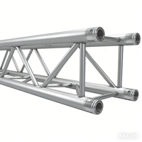 Estructura de escenario modular de aluminio T6 6082 de 290 mm, truss cuadrado F34, soporte de alta resistencia para eventos de DJ y exposiciones