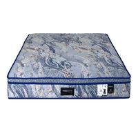 Matelas à ressorts ensachés au design moderne, fermeté moyenne, enroulable, garantie 10 ans, pour chambres d'hôtel
