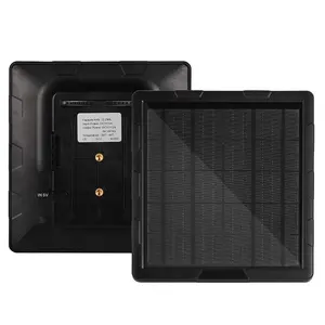 IP66 impermeável 6V 12V Outdoor 5W portátil painel solar conjunto com kit de bateria 6000mah para câmera de segurança caça trilha câmera
