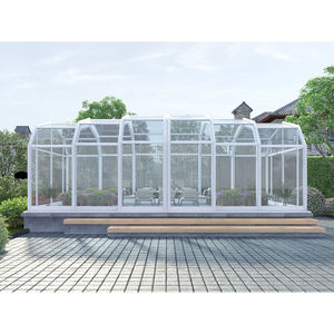 Puertas y Ventanas Plegables, Solárium Móvil, Terraza Exterior, Sistema Telescópico Eléctrico Inteligente para Villas, Jardines, Residencias y Hoteles - Product Image 3