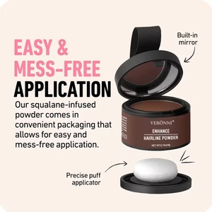 Poudre de camouflage professionnelle pour racines et ligne de cheveux, effet naturel, couvrance totale - Product Image 4