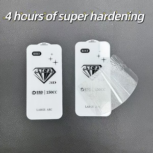 Protection d'écran en verre trempé antistatique 3D grand arc ESD avec filet anti-poussière <span class=keywords><strong>150CC</strong></span> pour iPhone 18 Pro <span class=keywords><strong>Max</strong></span> 17 16 - Product Image 3