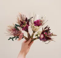 Yunnan vente en gros Mini bouquet de fleurs 7-8 types de fleurs séchées fleur mélangée à la main pour la décoration