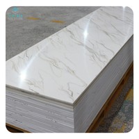 Pierre de marbre artificielle, plaques acryliques blanches, design moderne, plan de travail en pierre artificielle pour hôtels