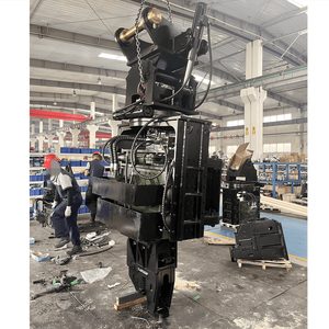 Standar Modern berputar hidrolik sisi pegangan palu tumpukan untuk baja dan beton Piling 15-30Ton sisi ekskavator Clamp mesin penyambung - Product Image 4