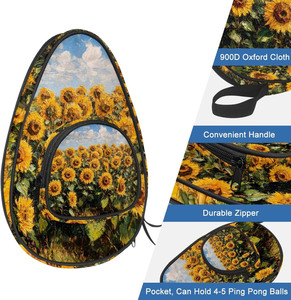 Échantillon gratuit Sac à dos de sport le plus vendu Sac à bandoulière de tennis Sac de raquette de badminton Pickleball Tennis de table Sac de tennis personnalisé - Product Image 3