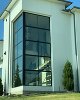 Luxseal Façades murales rideaux en aluminium de haute qualité Panneau de murs rideaux Bâtiment de centre commercial Villa Murs rideaux extérieurs en verre