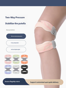 Sangle de genou rotulienne personnalisable en silicone, absorbant les chocs, avec compression, pour le basketball, la randonnée, protection du genou - Product Image 6