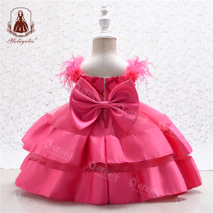 Yoliyolei New Snowflake Kids, Girl Dress Wedding Big Bow Girls abiti da festa per 2 anni Floral Baby Girl Dress <span class=keywords><strong>3</strong></span> <span class=keywords><strong>mesi</strong></span>/ - Product Image 2
