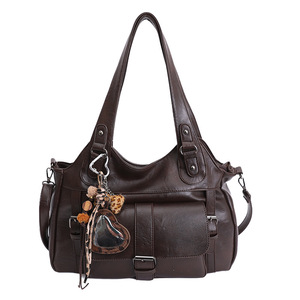 Bolso de Mano Tipo Tote Cruzado para Mujer, Gran Capacidad, Diseño Geométrico Simple, Alta Calidad, para el Trabajo, Moda 2025 - Product Image 5